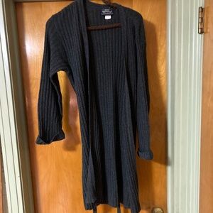 Genuine Sonoma Jean Company Long Dark Gray Sweater Made in USA Size Medium